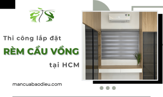 Màn Cửa Bảo Diệu chuyên thiết kế, lắp đặt rèm cầu vồng trọn gói tại HCM
